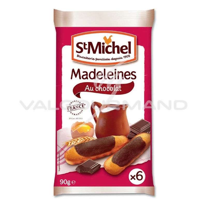 St Michel - Madeleine Choco 90g