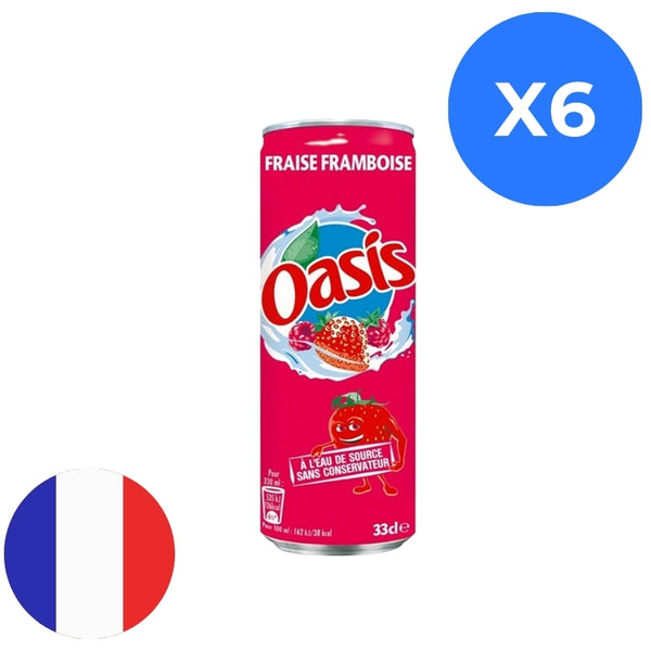 Oasis Fraise Framboise 33cl x6 FR