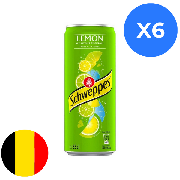 Schweppes Lemon 33cl x6 BE