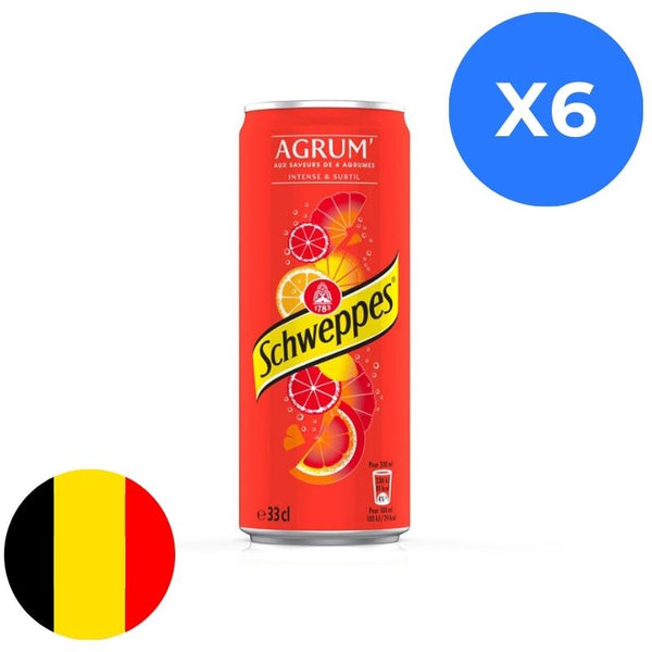 Schweppes Agrum' 33cl x6 BE