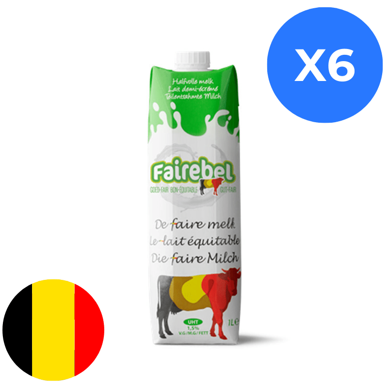 Fairebel Demi-Écrémé 1l x6 BE