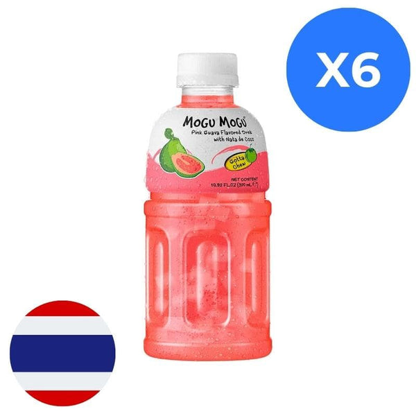 Mogu Mogu Pink Guava 32cl x6