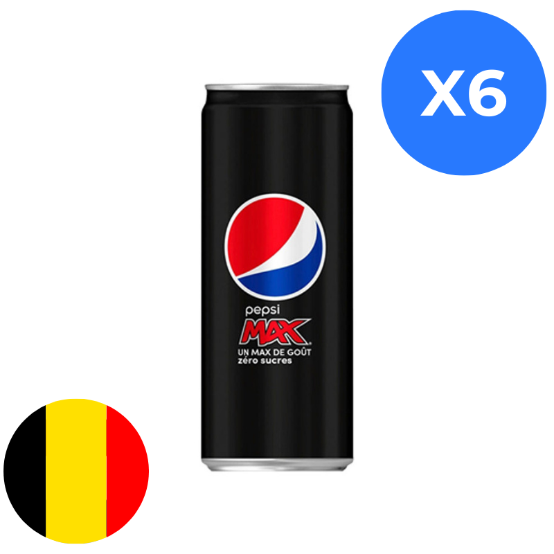 Pepsi Max 33cl x6 BE