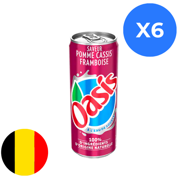 Oasis Pomme-Cassis-Framboise 33cl x6 BE