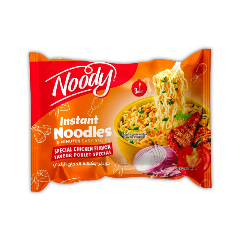 Noody - Nouilles Poulet Spécial 70g x5 02/09/24