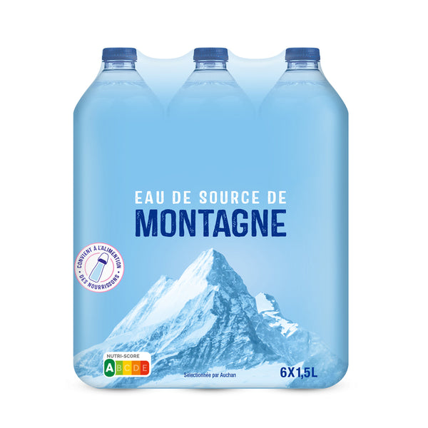 Eau Minérale Naturelle de Montagne 1,5L x6