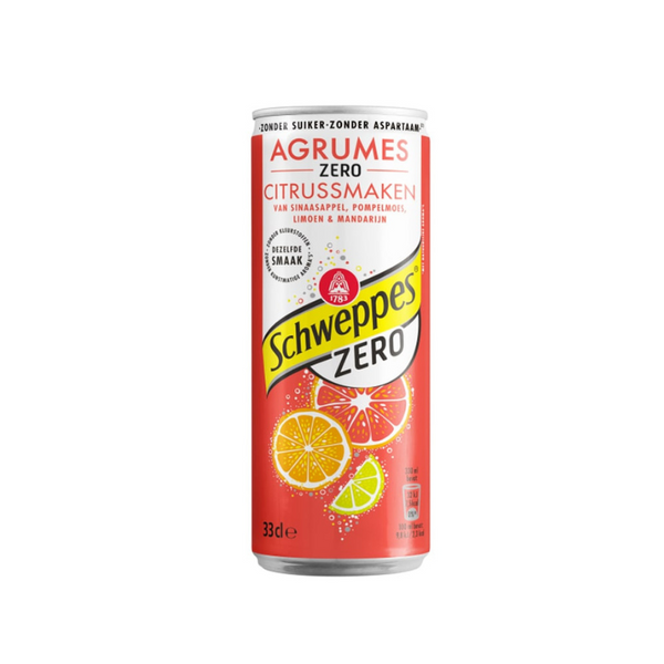 Schweppes Agrum' Zéro 33cl x24